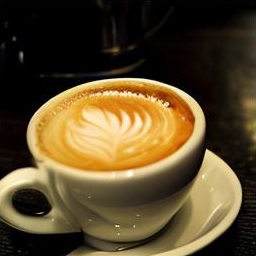 Generated sample: a cup of latte