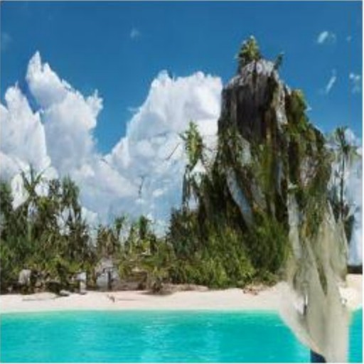 REPA: an isolated beach paradise with turquoise waters and lush greenery